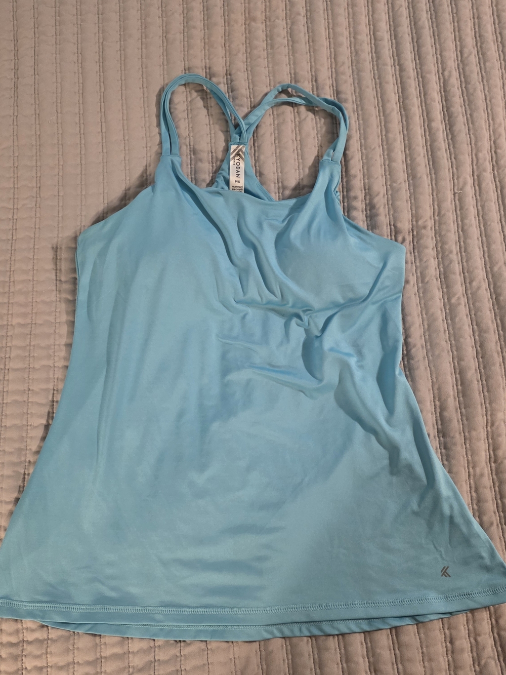 Kyodan Light Blue Racerback Athletic Tank